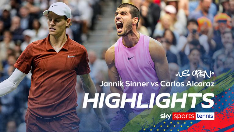 Jannik Sinner vs Carlos Alcaraz | US Open Final highlights