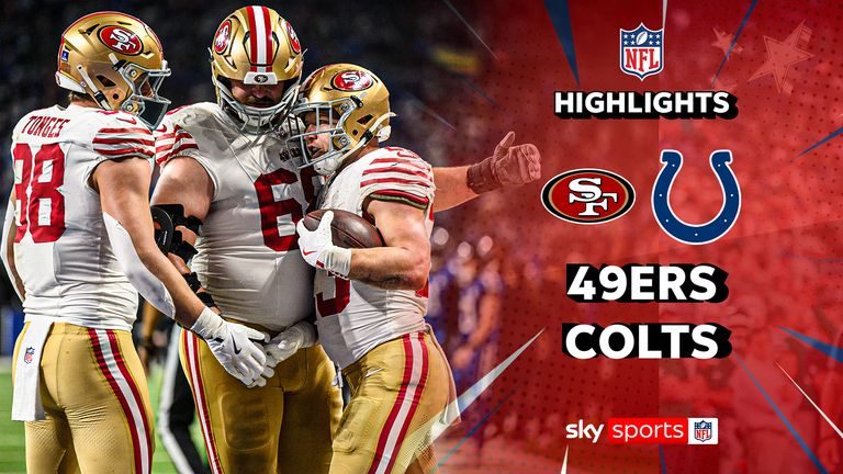 Highlights from the Week 16 matchup between the San Francisco 49ers and the Indianapolis Colts during the 2025 NFL season.