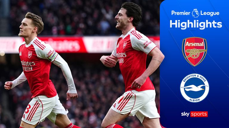 Arsenal 2-1 Brighton | Premier League highlights