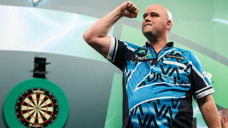 Rob Cross at the World Darts Championship