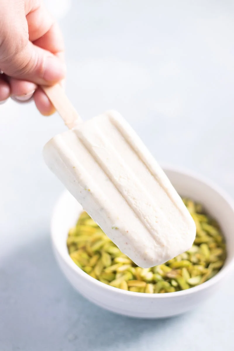 creamy pistachio kulfi
