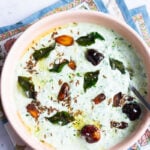 top down palak raita