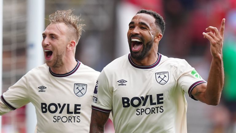 Jarrod Bowen and Callum Wilson were both on target for West Ham at the City Ground