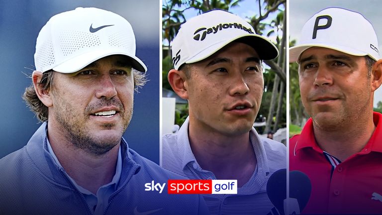 USA's Brooks Koepka on the 13th green during the third preview day ahead of The 153rd Open Championship at Royal Portrush in County Antrim, Northern Ireland.