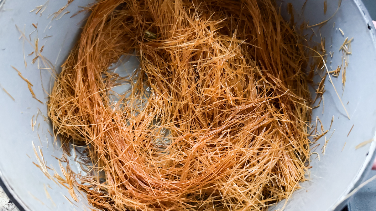 Seviyan roasted in ghee