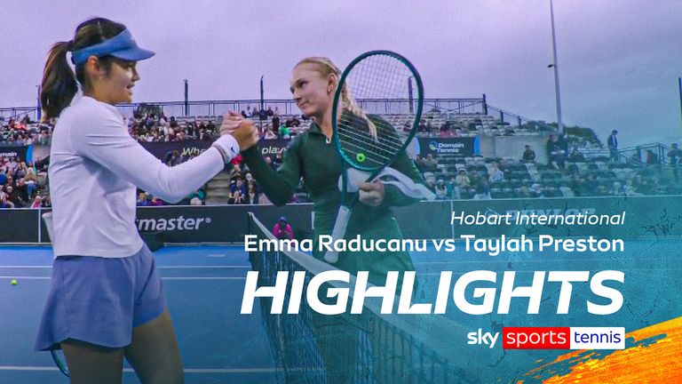 Highlights: Top seed Raducanu knocked OUT of Hobart International