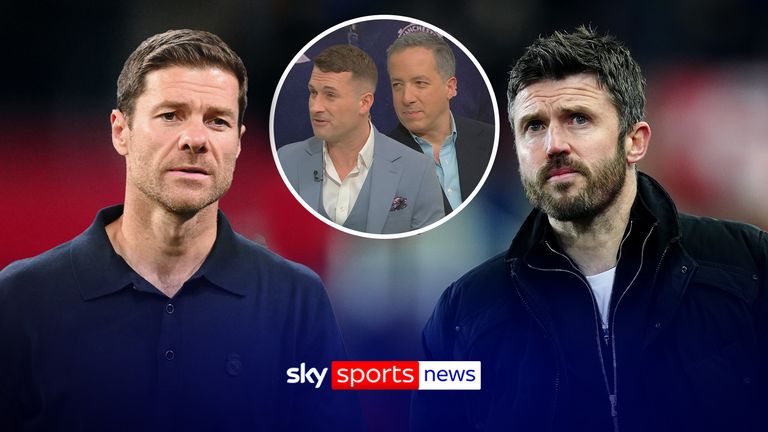 Michael Carrick and Xabi Alonso