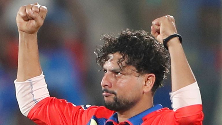 Delhi Capitals' Kuldeep Yadav, IPL (Associated Press)