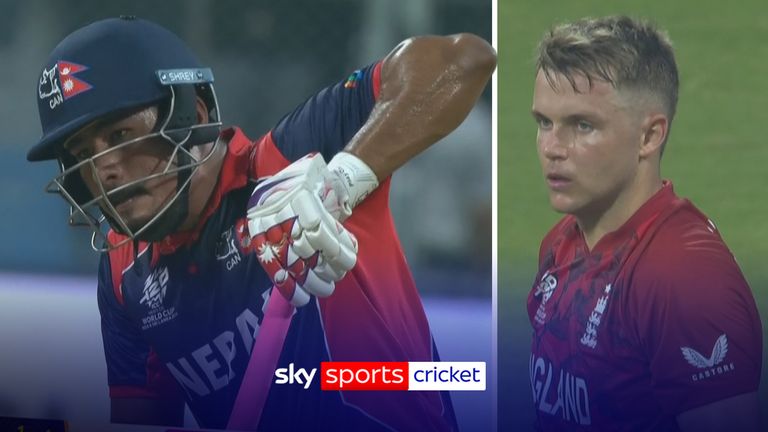 England vs Nepal - World T20 - Final over