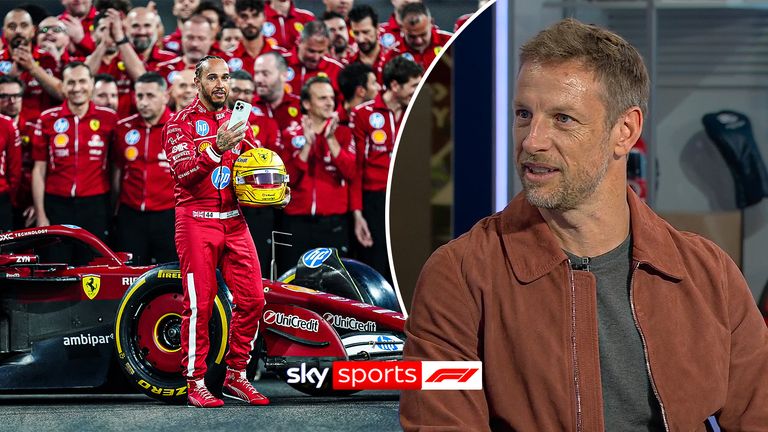 Jenson Button on Lewis Hamilton.