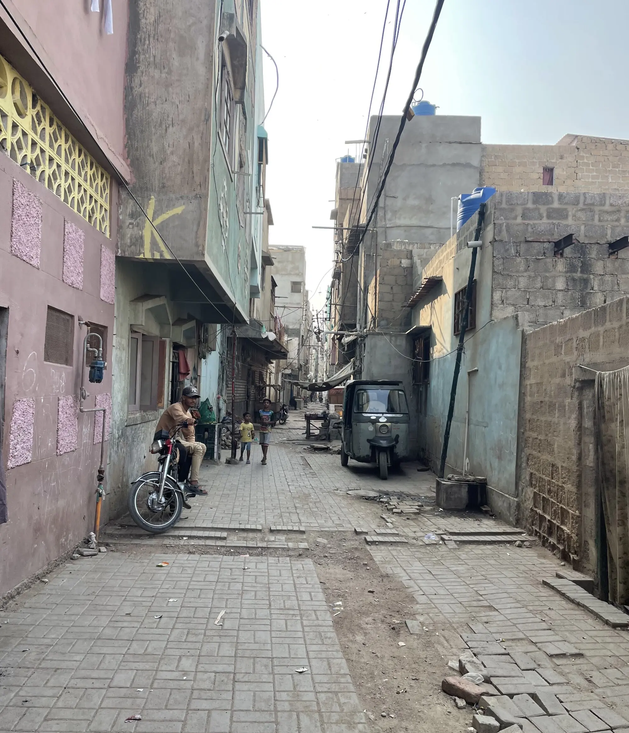 A street in Lyari.