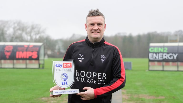 Michael Skubala won Sky Bet League One Manager of the Month for January