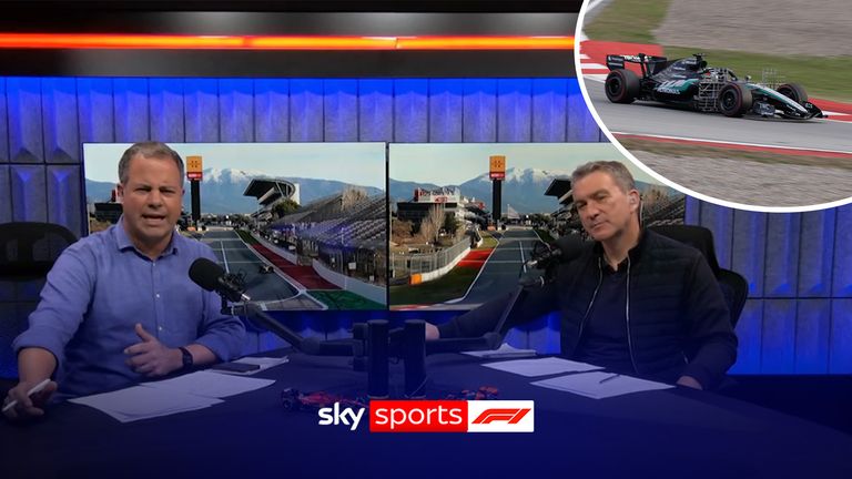 Ted Kravitz, Craig Slater and Martin Brundle discuss if Mercedes are showing their hand too early at testing in Barcelona. 