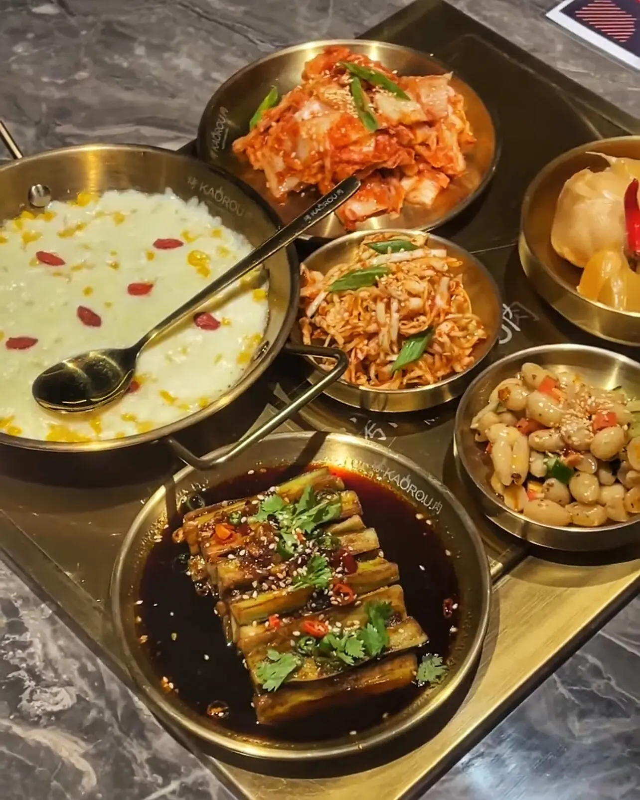 The spread at KaoRou