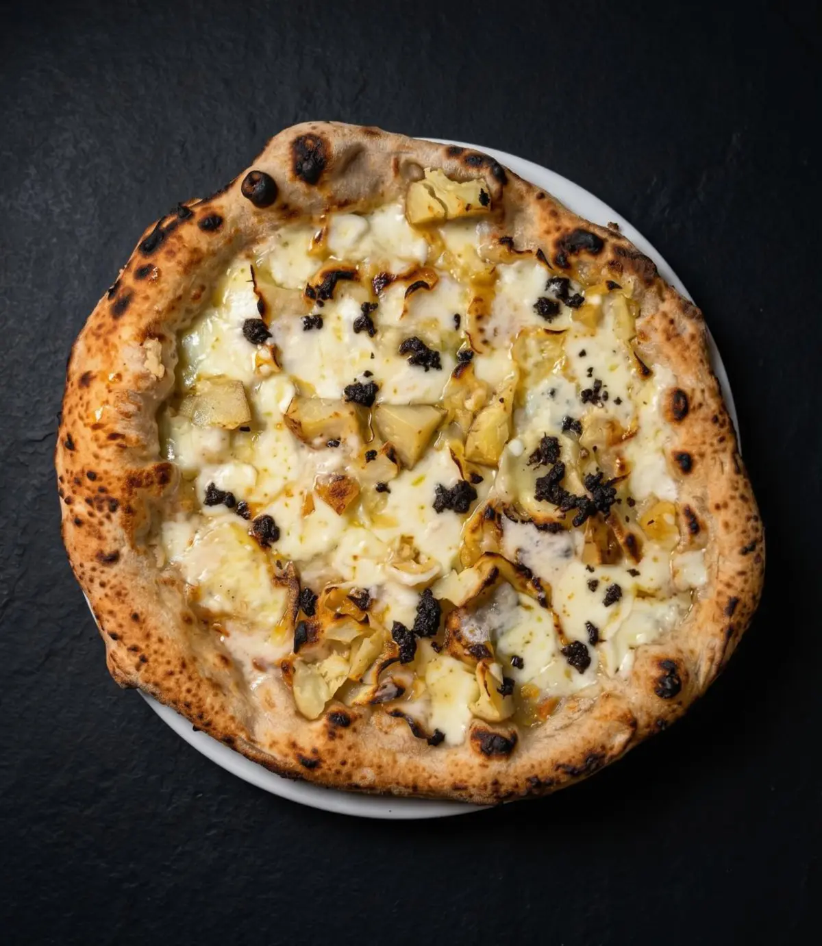 The Potato and Truffle pizza